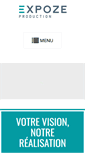 Mobile Screenshot of expozeproduction.com