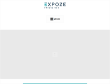 Tablet Screenshot of expozeproduction.com